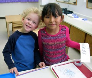 Kindergartners Explore Measurement