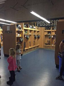 Locker room